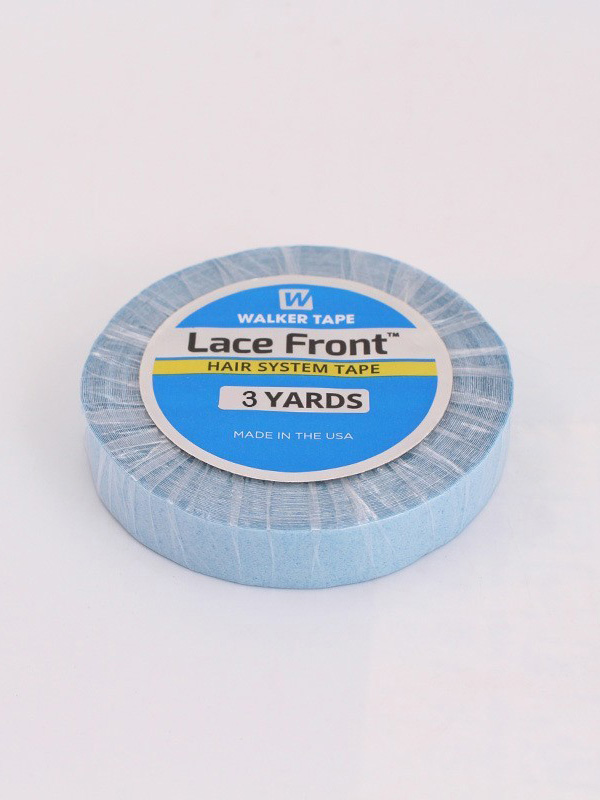 1.27Cm * 3Yard Spitzefront Support Tape Blau Liner Roll Für Lace Perücke