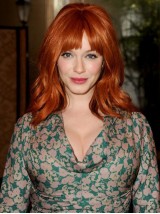 Kappenlos, Gewellt Mit Pony, Schulterlang, 40,6 Cm, Schöne Echthaar-Perücken Von Christina Hendricks