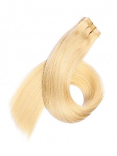 Blond Lange Grade PU Haarverlängerung